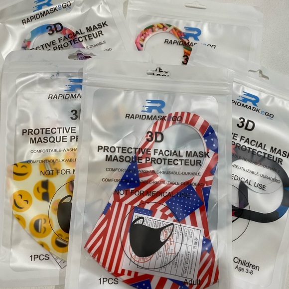 Colorful Patterned Face Masks - Picture 2 of 10